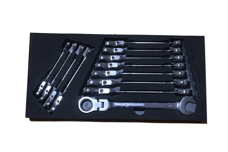 12pc mirror dual-purpose ratchet wrench