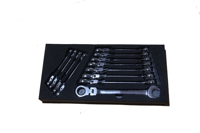 12pc mirror dual-purpose ratchet quick wrench